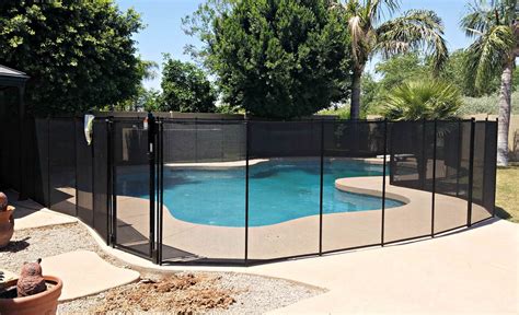 Always Classy A Black Mesh Fence For Your Pool Katchakid