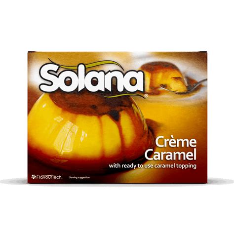 Solana Desserts Creme Caramel Flavourtech