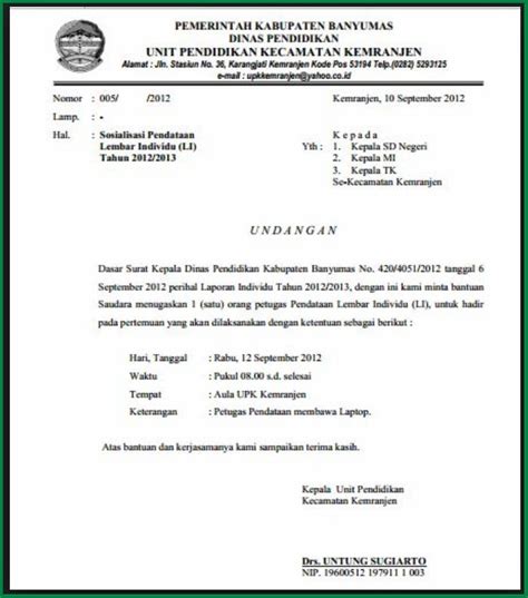 Namun pada umumnya, format penulisan surat undangan tersebut tidak jauh berbeda antara satu dengan yang lainnya. √ Kumpulan Contoh Surat Undangan yang Resmi dan Tidak ...