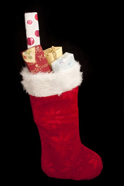 Photo Of Standing Stocking With Presents Free Christmas Images