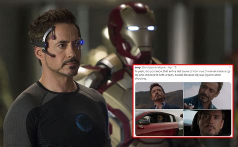 Fans Feel Betrayed As Marvel Used Fake Robert Downey Jr Using Cgi For