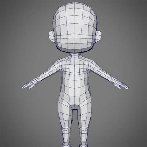 Sd Character 3d Model