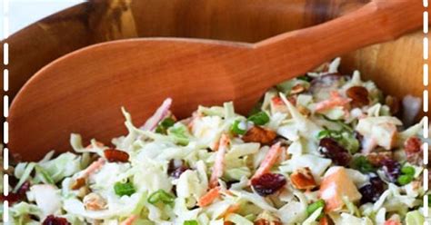 Cooked chicken, dried cranberries, chopped pecans, and chopped green onions. Cranberry Pecan Slaw - Food Genevieve
