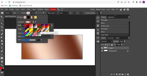 How To Change Gradient Color In Photopea Aguidehub