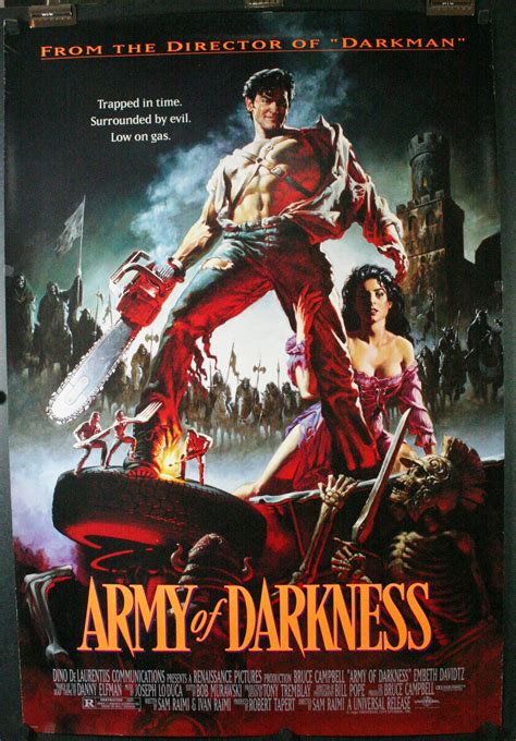 They have been summoned, said elladan. ARMY OF DARKNESS, Original Bruce Campbell Evil Dead Movie Poster For Sale - Original Vintage ...