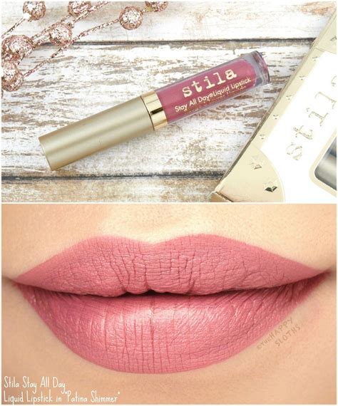 Stila Stay All Day Liquid Lipstick In Patina Shimmer Review And