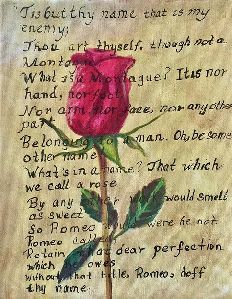 A Rose By Any Other Name Painting By Charme Curtin Pixels