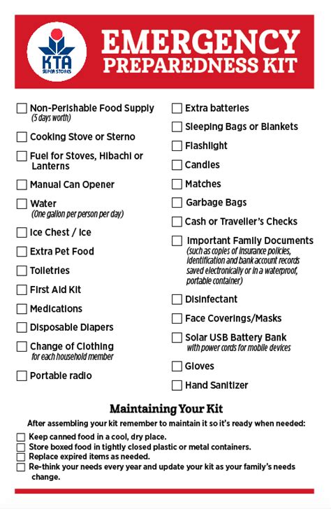emergency preparedness kit checklist emergency preparedness kit preparedness emergency