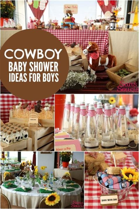 Who doesn't love a hot chocolate and cookie bar? Bouncing Baby Buckaroo Cowboy-Themed Baby Shower ...