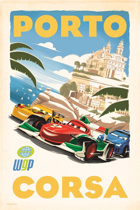 Image Cars 2 Vintage Poster 2 Pixar Wiki Disney Pixar