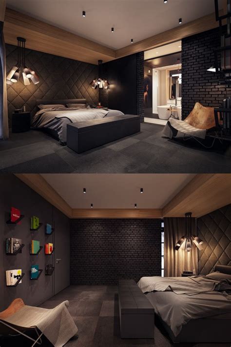 Dark Color Bedroom Decorating Ideas Shows A Luxury And