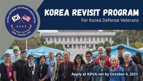 Korea Revisit Program For Korea Defense Veterans Korea Defense Veterans Association