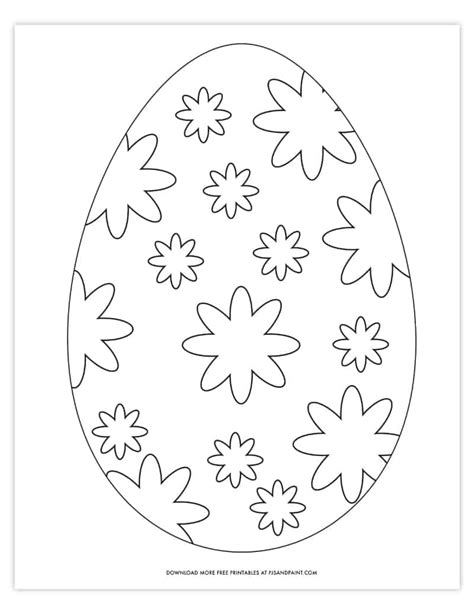 Contemporary and colorful graphics with. Free Printable Easter Egg Coloring Pages - Easter Egg Template