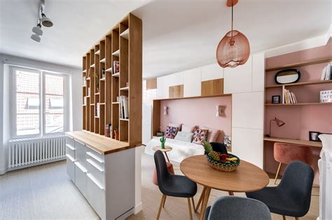 Salle à manger, cuisine, salon - Rénovation complète d'un appartement