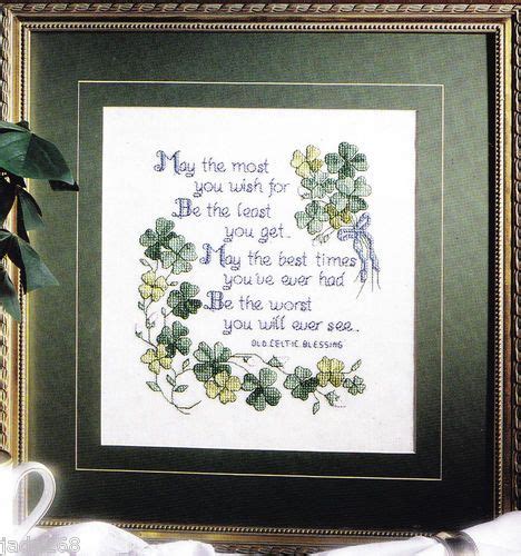 Irish Blessing Wedding Cross Stitch Cross Stitch Samplers Celtic