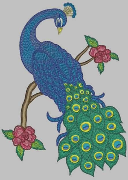 Peacock Machine Embroidery Design Embroidery Library At