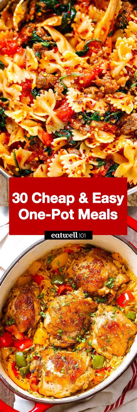 One Pot Meal Recipes 30 Cheap And Easy One Pot Meals — Eatwell101