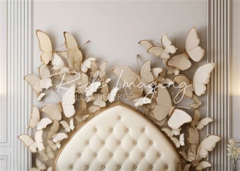 Kate Elegant Butterfly Headboard Boudoir Backdrop Designed By Lidia Re