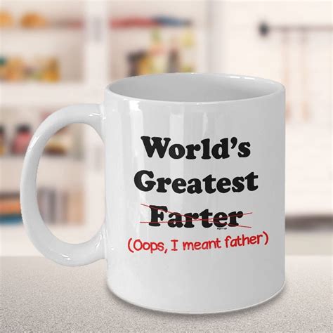 Worlds Greatest Farter I Mean Father Mug Funny Gifts For Best Dad Ever Father S Day And Birthday