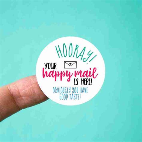 Paper Paper And Party Supplies Happy Mail Stickers Pe