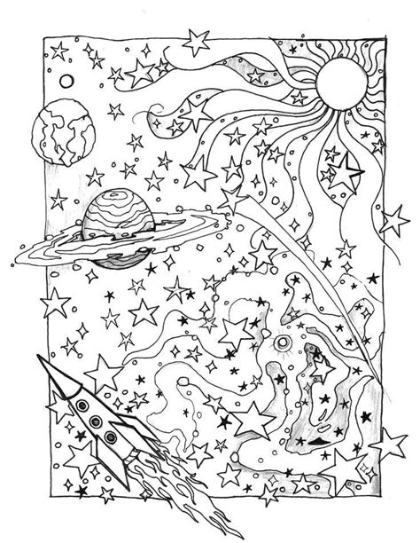 Free Printable Galaxy Coloring Pages