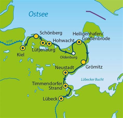 Ostseeradweg von Kiel bis Lübeck - Radtour planen