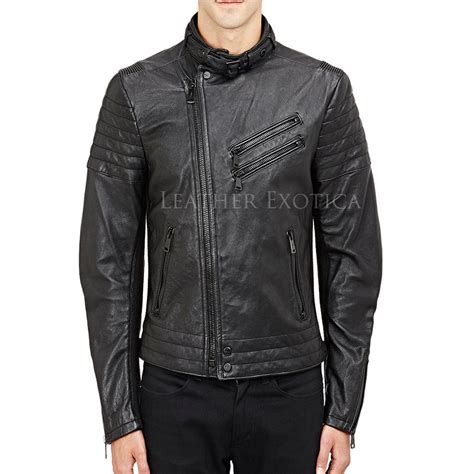 Best for a road trip. Motorcycle Summer Leather Jacket for Men
