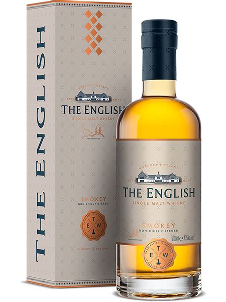 The English Whisky Co Smokey Single Malt Whisky House Of Malt