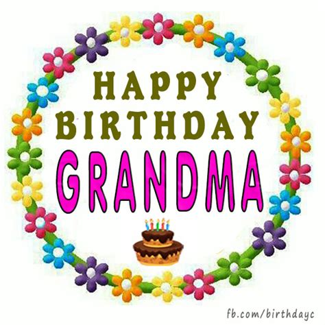Check out our birthday grandmother selection for the very best in unique or custom, handmade pieces from our shops. Happy Birthday GRANDMA images - Family - Birthday Greeting