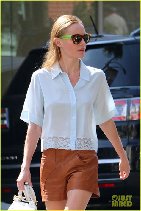 Kate Bosworth Makes Fashion Statement In Brown Leather Shorts Photo 3215930 Kate Bosworth