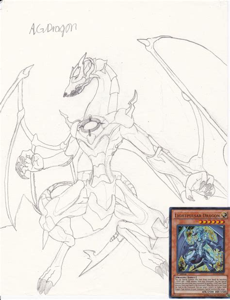 Lightpulsar Dragon Line Art By Dragonfang01 On Deviantart