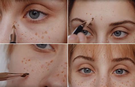 how to fake freckles with makeup freckles makeup fake freckles makeup fake freckles