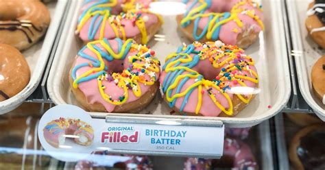 New Krispy Kreme Birthday Doughnut Available July 15th How To Score