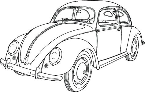 Classic Car Coloring Pages At Free Printable