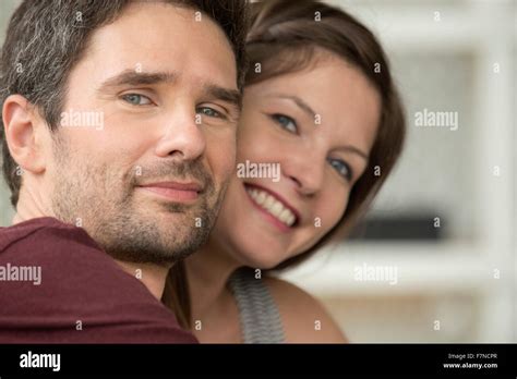 Couple In Love Portrait Stock Photo Alamy