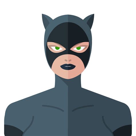 Dcs Catwoman Flat Icon And Avatar • Yoolk • Digital Ninja