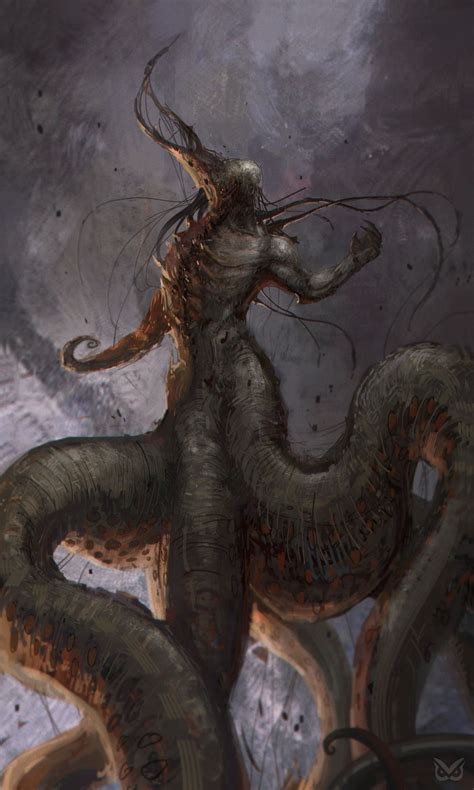 Fhtagn And Tentacles Nyarlathotep By Christian Cloud Quinot