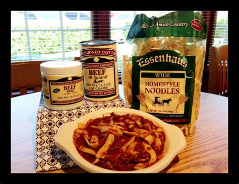 Easier to note 58 ounces in the. BEEF/CHICKEN & NOODLES 7 Cups Essenhaus Broth, Water or ...