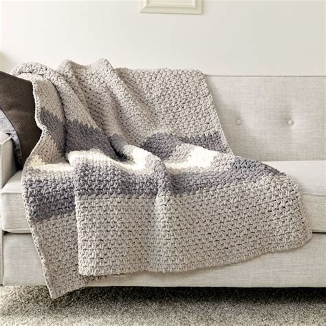 Bernat Hibernate Blanket Crochet Blanket Pattern Easy Crochet For
