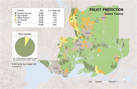 Solano County Policy Protection Map This Map Shows The Lands In