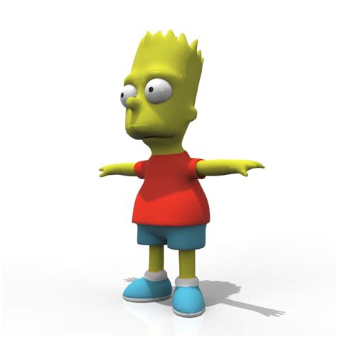 Bart Simpson Cgtrader