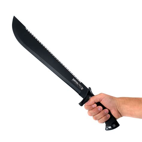 Essential Tactical Machete Knife W15 Dual Sided Blade