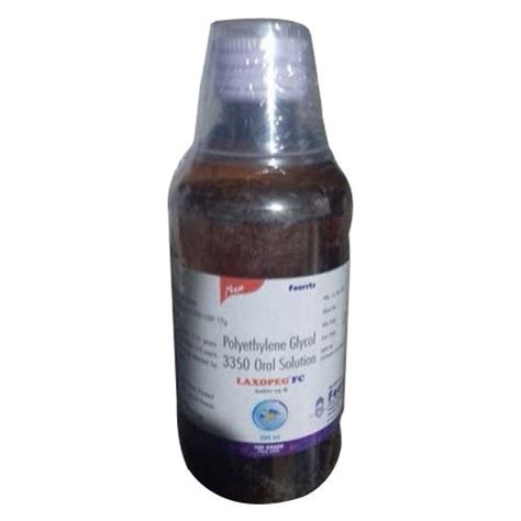 Polyethylene Glycol 3350 Oral Solution For Clinical 200 Ml Rs 50 Bottle Id 14671740830