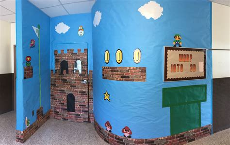 My Custom Super Mario Themed Door Decoration Classroom Decorations