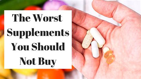 the worst supplements you should never buy youtube