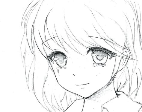 How To Draw Sad Anime Girl