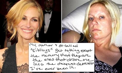 Julia Roberts Sister Nancy Motes Suicide Note Revealed Daily Mail Online