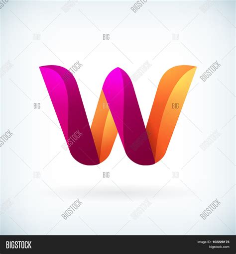 Modern Twisted Letter Vector And Photo Free Trial Bigstock