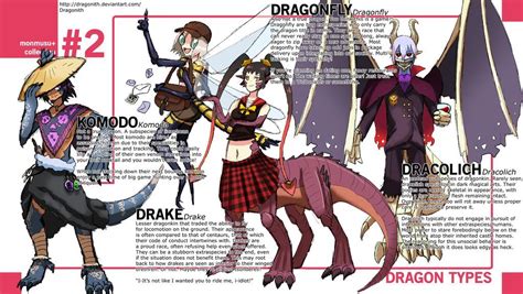 Monster Musume Dragon Species by Dragonith on DeviantArt ในป คอนเซปคาแรคเตอร
