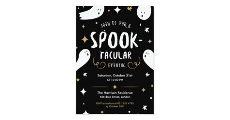 Spooktacular Halloween Party Invitation Zazzle
